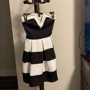 Cute strapless skater dress
